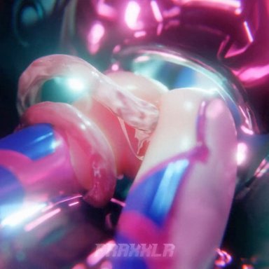 overwatch, d.va, fraxxlr, 1girls, anal, ass, clothed sex, clothing, female, penetration, pink tentacles, pussy, restrained, sex, spread legs