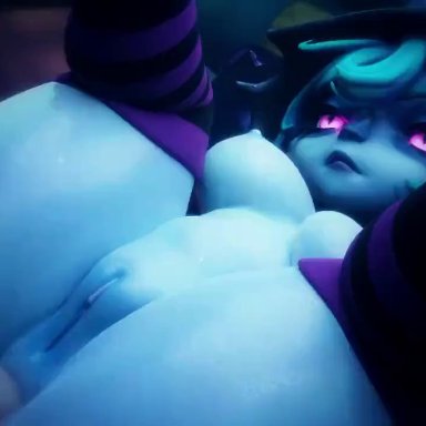 league of legends, amogus, vex (league of legends), yordle, merengue z, 1boy, 1boy1girl, 1girls, anal, anal insertion, anal sex, anthro, anus, arm grab, ass