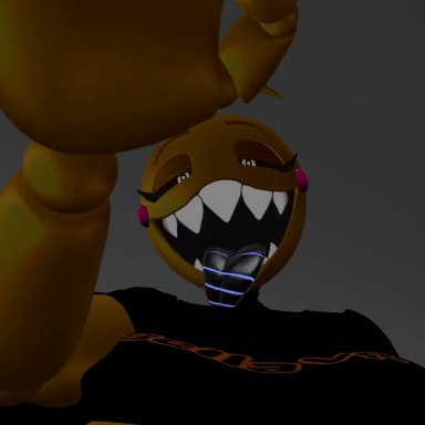 five nights at freddy's, five nights at freddy's 2, vrchat, toy chica, toy chica (cyanu), toy chica (fnaf), bellavr, areola, areolae, big breasts, big penis, big thighs, boobs out, breasts, breasts bigger than head