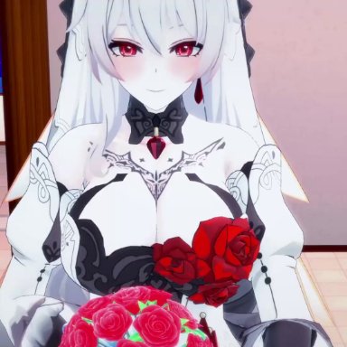 honkai (series), honkai impact 3rd, theresa apocalypse, sckbst, bareback, big breasts, big penis, bloated belly, bodywriting, cheating wife, cock hungry, cock worship, cuckold, cum, cum in pussy