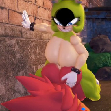 sega, sonic (series), sonic the hedgehog (series), ace (blackchaos64), surge the tenrec, countersfm, plumenjoyerse, alleyway, big ass, big breasts, furry, futa on male, futanari, gloves, hedgehog