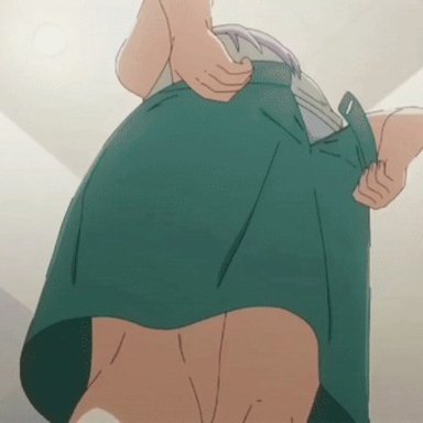 alisa mikhailovna kujou, ahoge, armpits, ass, bare arms, bare belly, bare legs, bare shoulders, bare thighs, belly button, big penis, blue eyes, bra, breasts, changing room