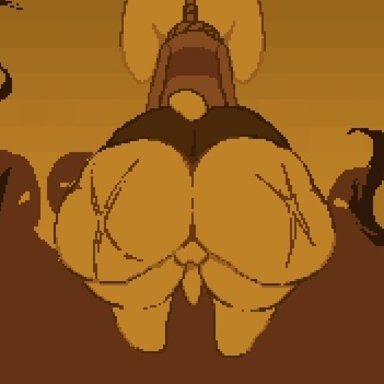 undertale, asriel, asriel dreemurr, ass, big ass, big butt, bubble butt, dead, dumptruck ass, execution, fat ass, fat butt, femboy, furry, goat