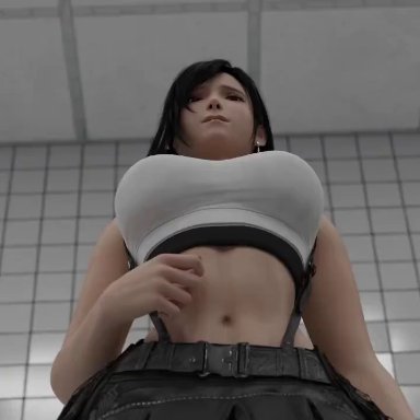 final fantasy, final fantasy vii, final fantasy vii remake, square enix, tifa lockhart, zccblp, 1girls, areolae, big areola, big breasts, big nipples, breast expansion, breast growth, breasts, breasts bigger than head