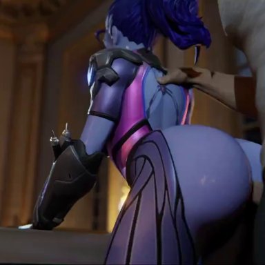 overwatch, overwatch 2, widowmaker, blendernoper, bordeaux black, noperss, random tide, 1boy, 1boy1girl, 1girl1boy, 1girls, anal, anal sex, ass, ass jiggle