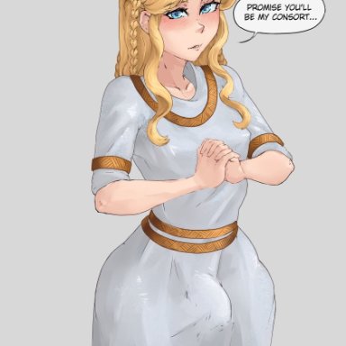 elden ring, fromsoftware, shadow of the erdtree, miquella, sindio, 1boy, big ass, blonde hair, bulge, bulge through clothing, erection, femboy, femboy only, male only, penis