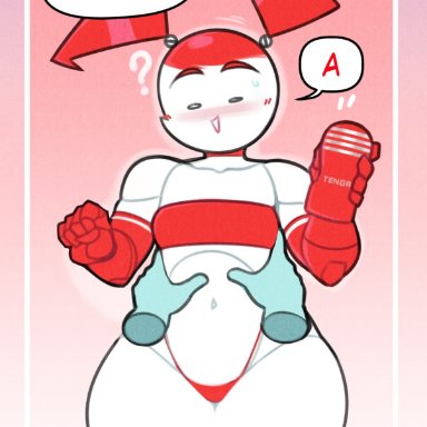 my life as a teenage robot, nickelodeon, tenga, jenny wakeman, xj-9, zetaskully, female, female only, female robot, flat chest, flat chested, gynoid, metal body, metallic body, navel