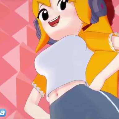 glitch productions, ppppu, smg4, sunset paradise, human meggy, meggy spletzer, anonbluna, 1boy, 1boy1girl, 1girls, amazon position, amazonian mating press, areola, areolae, ass