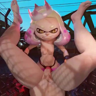 nintendo, splatoon, splatoon 2, inkling, pearl (splatoon), musi cassie, thenaysayer34, 1boy, 1female, 1girls, 1male, anal, anal insertion, anal sex, breasts