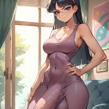 the fairly oddparents, trixie tang, grapesss, 1futa, armpits, big ass, big balls, blush, breasts, erect penis, erection, foreskin, futa only, futa sans pussy, futanari