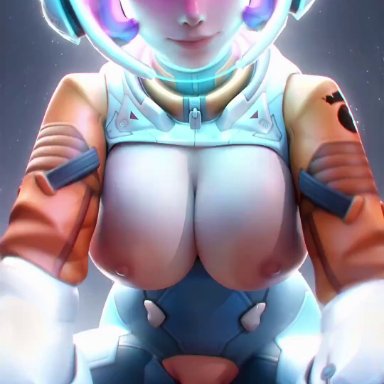 blizzard entertainment, overwatch, overwatch 2, juno (overwatch), teo minh, reinamation3d, 1boy, 1boy1girl, 1female, 1girl1boy, 1girls, 1male, areola, areolae, asian