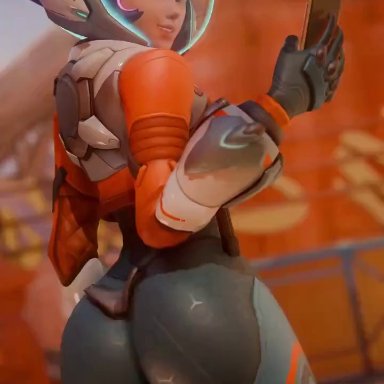 activision, blizzard entertainment, overwatch, overwatch 2, juno (overwatch), teo minh, ruru3dx, 1girls, asian, asian female, ass, big ass, big breasts, breasts, bubble butt