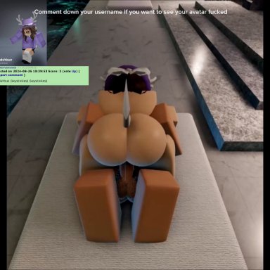 roblox, roblox studio, roblox avatar, jonhe, 1boy1girl, 1boy1girls, 1female, 1female1male, 1male1female, bottomless, bottomless female, doggy style, female, female on top, girl