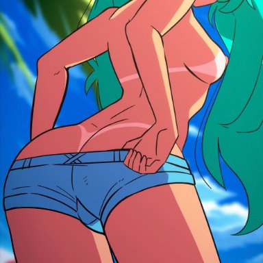 vocaloid, brazilian miku, hatsune miku, diives, 1girls, areola, ass, big ass, blue eyes, blue hair, brazilian, breasts, cyan hair, female, female only