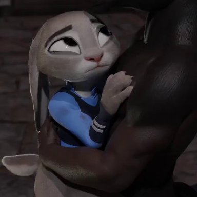 disney, zootopia, judy hopps, operculum, 1boy, 1girls, anal, anal sex, animal genitalia, animal penis, anthro, ass, balls, big balls, big butt