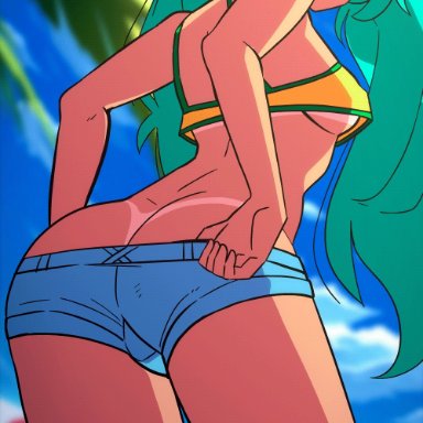 vocaloid, brazilian miku, hatsune miku, diives, 1girls, areola, ass, big ass, blue eyes, blue hair, brazilian, breasts, cyan hair, female, female only