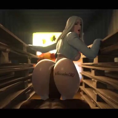 fortnite, fortnite: battle royale, marvel, marvel comics, x-men, emma frost, emma frost (fortnite), white queen, succulent3d, ass, ass focus, ass job, big ass, blonde hair, blue eyes