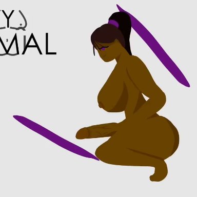 guiltyminimal, 1futa, autofellatio, autopaizuri, big breasts, big butt, big penis, brown hair, brown skin, cum inside, dark skin, dark-skinned female, dark-skinned futa, dickgirl, futa