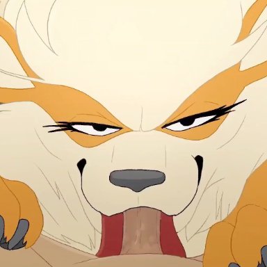 copyright request, pokemon, arcanine, character request, pokemon (species), feral frenzy, 1boy, 1girls, canine genitalia, canine pussy, cum in pussy, cum inside, cum on face, feral, feral on human