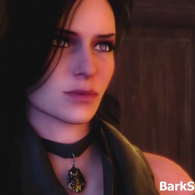 cd projekt red, the witcher (series), the witcher 3: wild hunt, ciri, nekker, yennefer, barkstudio, 1girls, abs, anus, ass, athletic female, blowjob, cum, cum on face