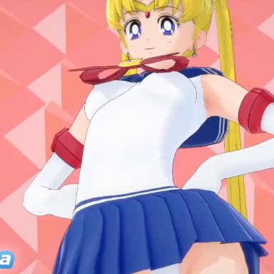 bishoujo senshi sailor moon, ppppu, sailor moon, usagi tsukino, anonbluna, minus8, ass, ass clapping, ass shake, clapping cheeks, clothed sex, clothing, creampie, cum, fellatio