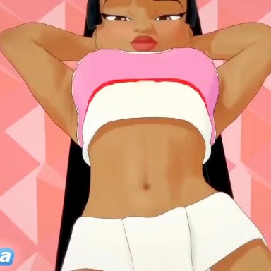 ppppu, the road to el dorado, chel, anonbluna, bedroom eyes, big ass, big penis, covered in cum, cowgirl position, dark-skinned female, dark-skinned male, faceless male, female, female focus, interracial