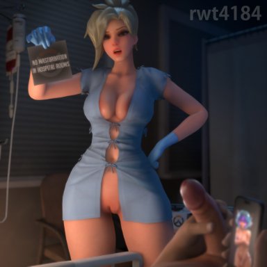 blizzard entertainment, overwatch, overwatch 2, angela ziegler, juno (overwatch), mercy, teo minh, rwt4184, 1boy, 1boy1girl, 1female, 1girl1boy, 1girls, 1male, barely clothed