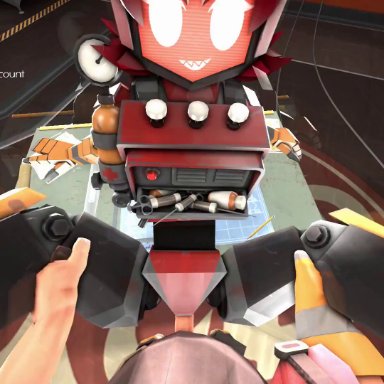 team fortress 2, dispenser (team fortress 2), dispenser lady, engineer (team fortress 2), some1'salt (some1 alt), 1boy, 1girls, ambiguous penetration, robot, robot girl, 30 seconds, 3d, sound, tagme, video