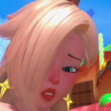 mario (series), nintendo, super mario galaxy, piranha plant, princess rosalina, wyerframez, 1futa, 6+girls, anthro, areola, ass, ball fondling, ball lick, big areola, big ass