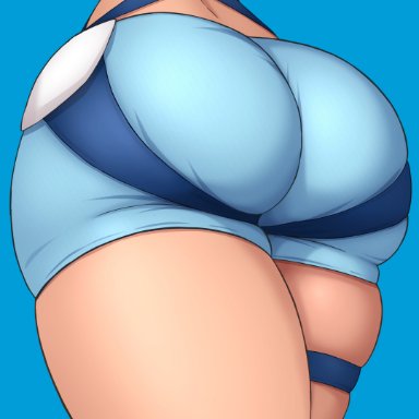 pokemon, pokemon bw, skyla (pokemon), ryusei, ass, ass focus, big ass, fat ass, latina, shadow the hedgehog approved, shorts, thick thighs, wide hips, tagme