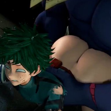 my hero academia, deku, izuku midoriya, nomu, thordersfm, tophat turtle, 1monster, 2boys, anal, arms, ass, ass jiggle, bad end, big ass, big butt