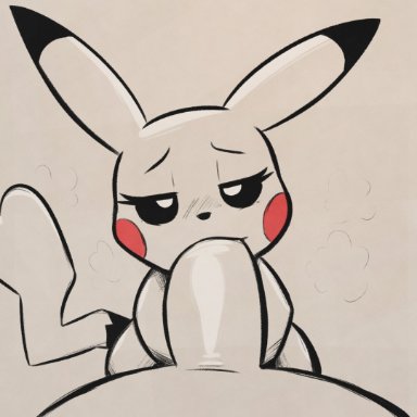 game freak, pokemon, pokemon rgby, pikachu, pokemon (species), miso souperstar, female, female focus, female pokemon, male, male pov, pokephilia, 2024, sketch, tagme