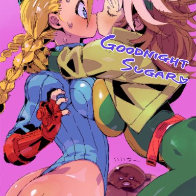 capcom, marvel, marvel vs. capcom, street fighter, x-men, x-men vs. street fighter, cammy white, juggernaut, rogue (x-men), petitdry, 1boy, 2girls, antenna hair, ass, big ass