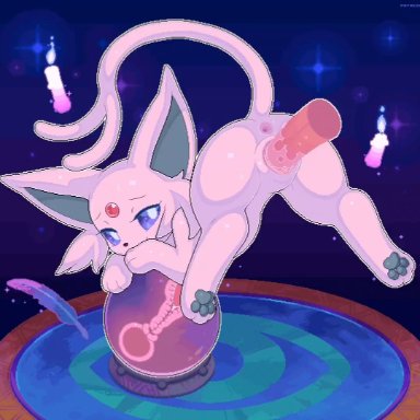 pokemon, espeon, camotli, cum, cum in pussy, cum inside, feral, male on feral, animated, longer than 30 seconds, sound, tagme, video