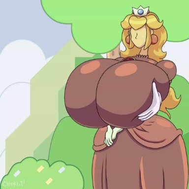 coronation day (creepypasta), creepypasta, mario (series), nintendo, super mario world, peach.exe, princess peach, princess peach (coronation day), tasteofchoklit, 1girls, ass bigger than head, blonde hair, breast grab, breasts, breasts bigger than head