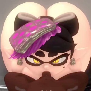 splatoon, callie (splatoon), leviantan581re, dark-skinned male, 3d, 3d animation, animated, sound, sound edit, tagme, third-party edit, video