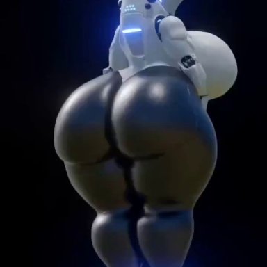 haydee (game), haydee, crashedalexward, vapormakes, 1girls, ass, ass expansion, ass focus, ass jiggle, big ass, big breasts, breast expansion, breast jiggle, breasts, dumptruck ass