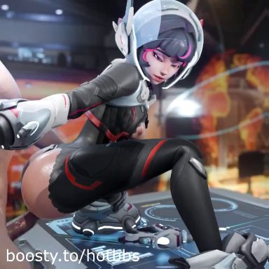 overwatch, overwatch 2, juno (overwatch), zina1chan, 1boy, 1boy1girl, 1girls, anal, anal insertion, anal sex, anus, arm grab, asian, asian female, ass