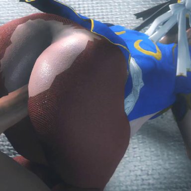 capcom, street fighter, street fighter 6, chun-li, dnnsfw, 1boy, 1girls, anal, anal sex, asian, asian female, ass, ass focus, bouncing, bouncing ass