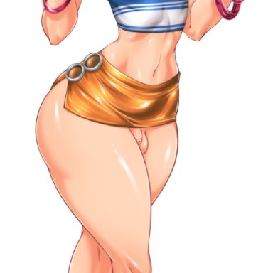 one piece, monkey d luffy, nami (cosplay), nami (one piece) (cosplay), suiren ciao, 1boy, 1femboy, androgynous, belly, belly button, big ass, bikini, black eyes, black hair, breasts