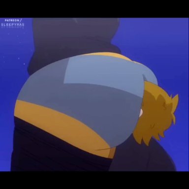 sleepyras, ass in face, ass worship, big ass, big ass (male), bouncing ass, bouncing butt, face in ass, gay, huge ass, jiggling ass, animated, no sound, tagme, video