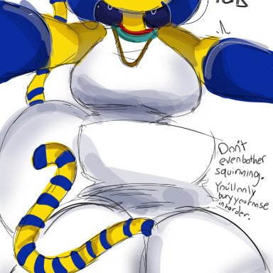 animal crossing, animal crossing new horizons, nintendo, ankha, villager (animal crossing), solo007 (artist), 1boy, 1girls, big ass, big breasts, catgirl, facesitting, feline, forced to sniffing, holding